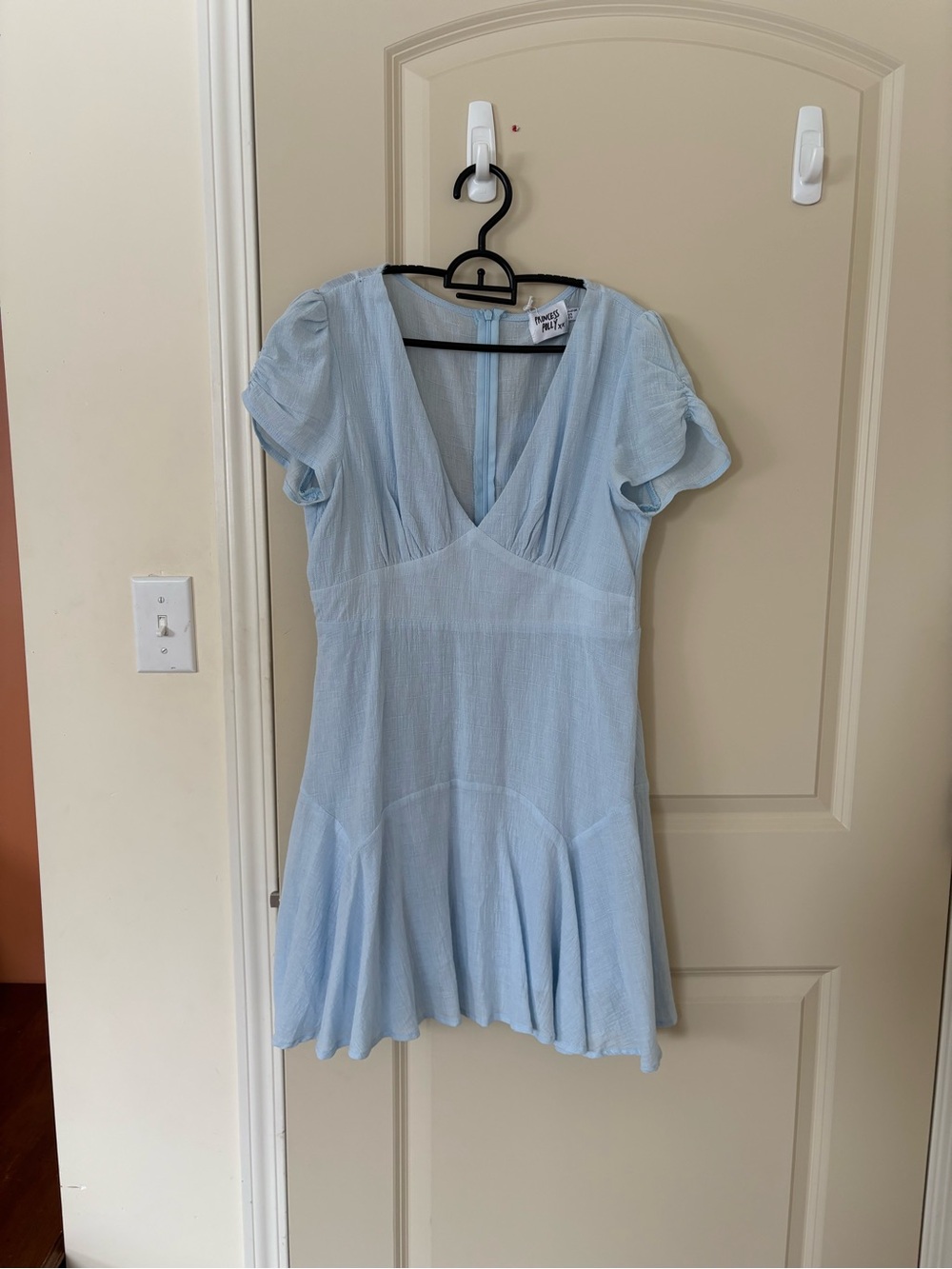 Princess Polly Baby Blue Mini Dress NWT